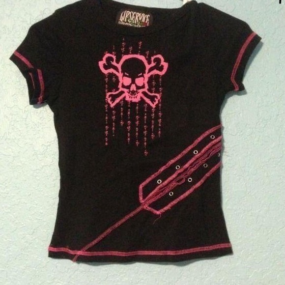 ((FOUND)) Lip Service skull tank & skirt set in color pink!! - Picture 5 of 5